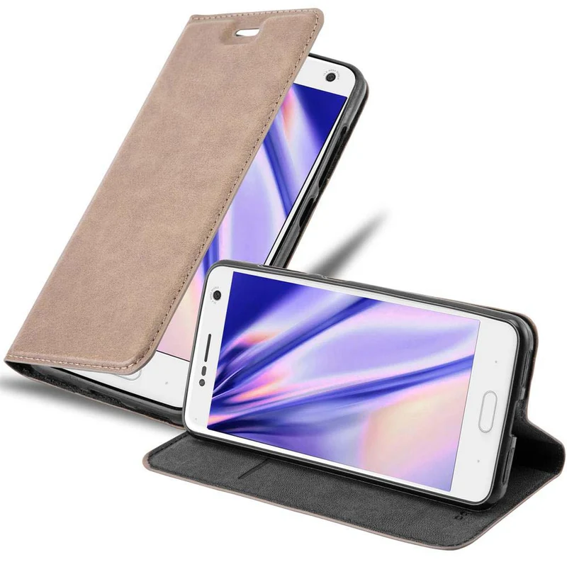 Cadorabo Hülle kompatibel mit ZTE Blade V8 Schutzhülle mit Magnetverschluss, Standfunktion und Kartenfach