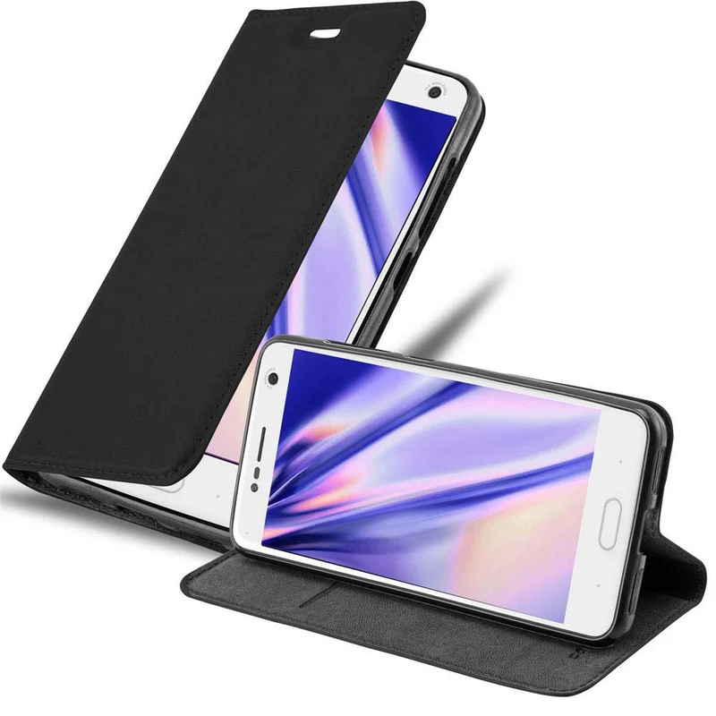 Cadorabo Hülle kompatibel mit ZTE Blade V8 Schutzhülle mit Magnetverschluss, Standfunktion und Kartenfach
