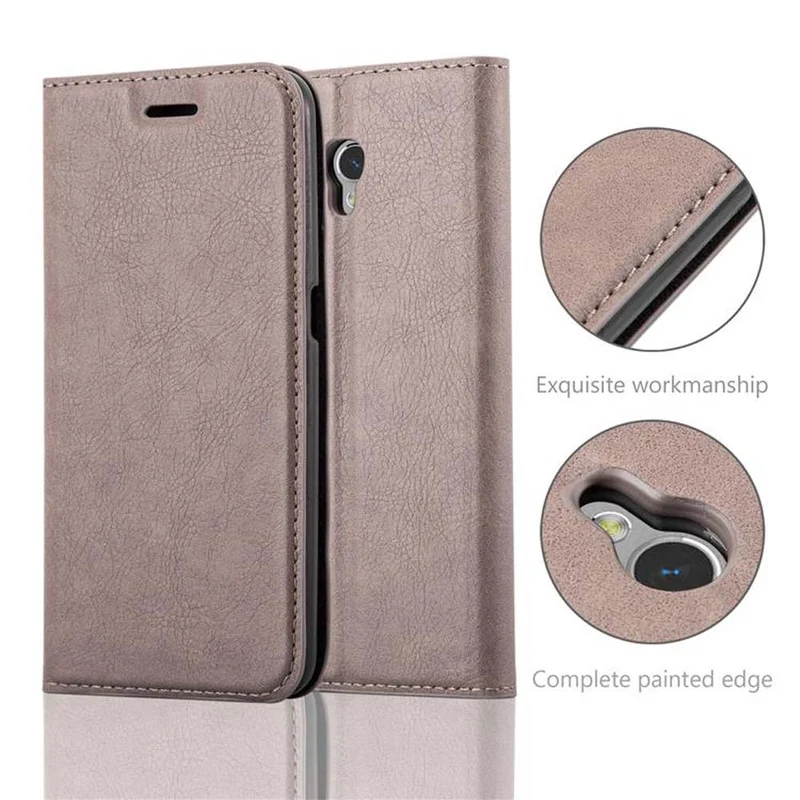 Cadorabo Hülle kompatibel mit ZTE Blade V7 Schutzhülle mit Magnetverschluss, Standfunktion und Kartenfach