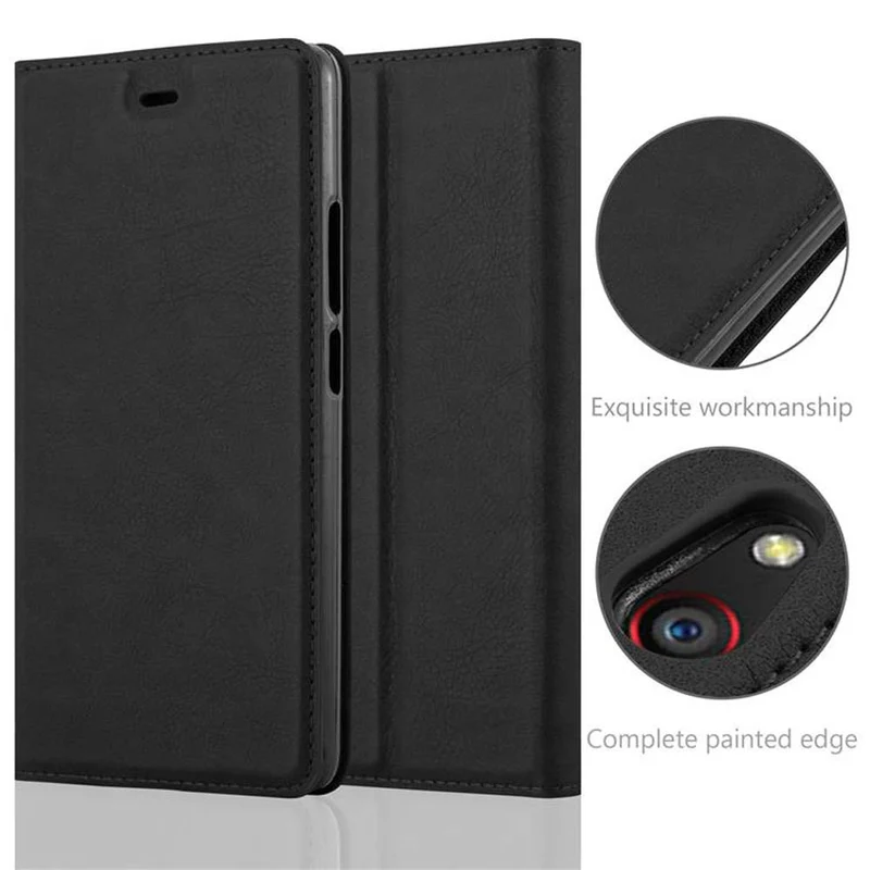 Cadorabo Hülle kompatibel mit ZTE Nubia Z9 MAX Schutzhülle mit Magnetverschluss, Standfunktion und Kartenfach