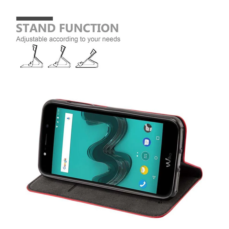 Cadorabo Hülle kompatibel mit WIKO WIM LITE Schutzhülle mit Magnetverschluss, Standfunktion und Kartenfach