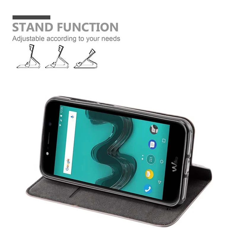 Cadorabo Hülle kompatibel mit WIKO WIM LITE Schutzhülle mit Magnetverschluss, Standfunktion und Kartenfach