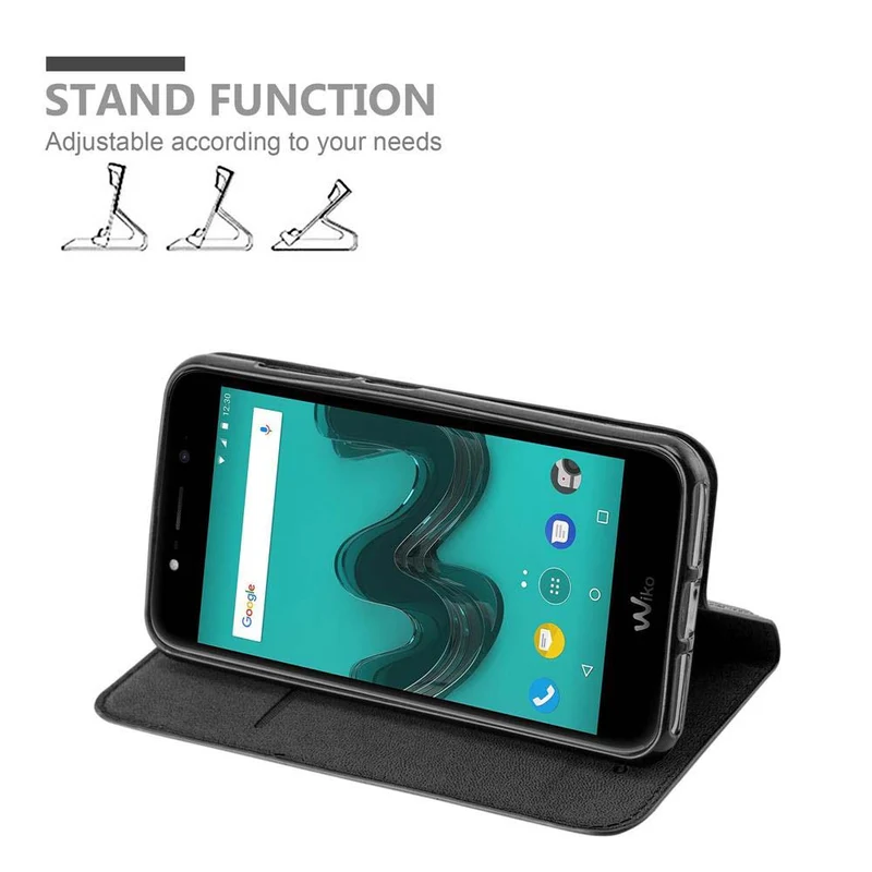 Cadorabo Hülle kompatibel mit WIKO WIM LITE Schutzhülle mit Magnetverschluss, Standfunktion und Kartenfach