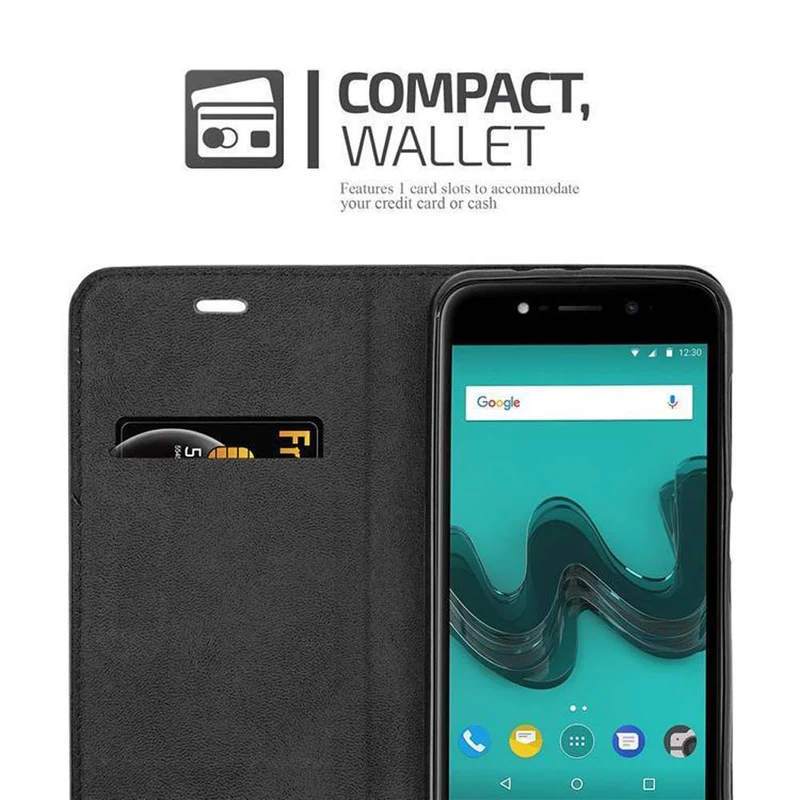 Cadorabo Hülle kompatibel mit WIKO WIM LITE Schutzhülle mit Magnetverschluss, Standfunktion und Kartenfach