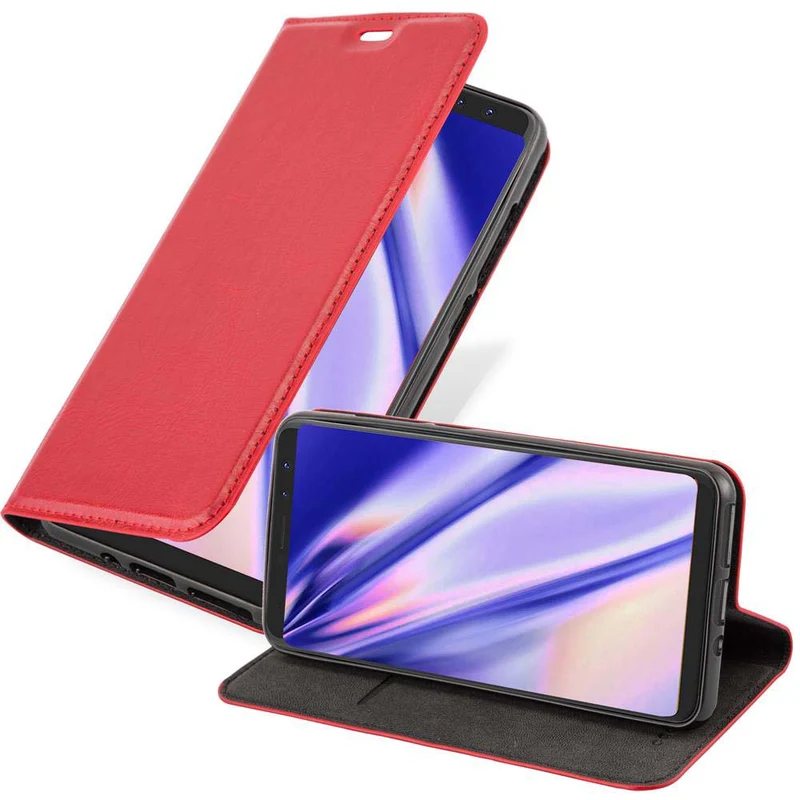 Cadorabo Hülle kompatibel mit WIKO VIEW PRIME Schutzhülle mit Magnetverschluss, Standfunktion und Kartenfach