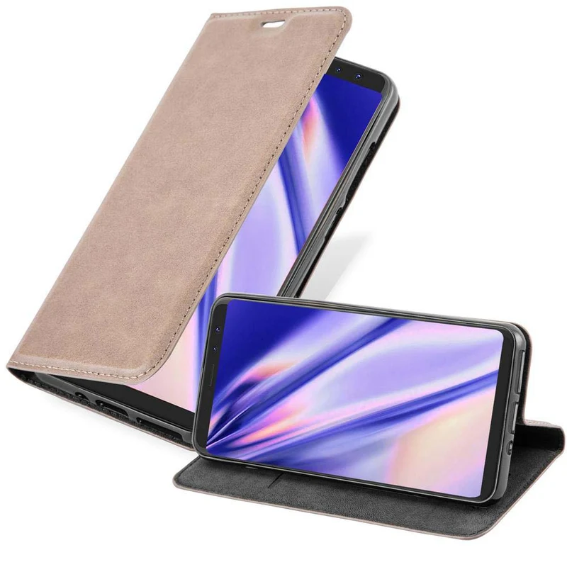 Cadorabo Hülle kompatibel mit WIKO VIEW PRIME Schutzhülle mit Magnetverschluss, Standfunktion und Kartenfach
