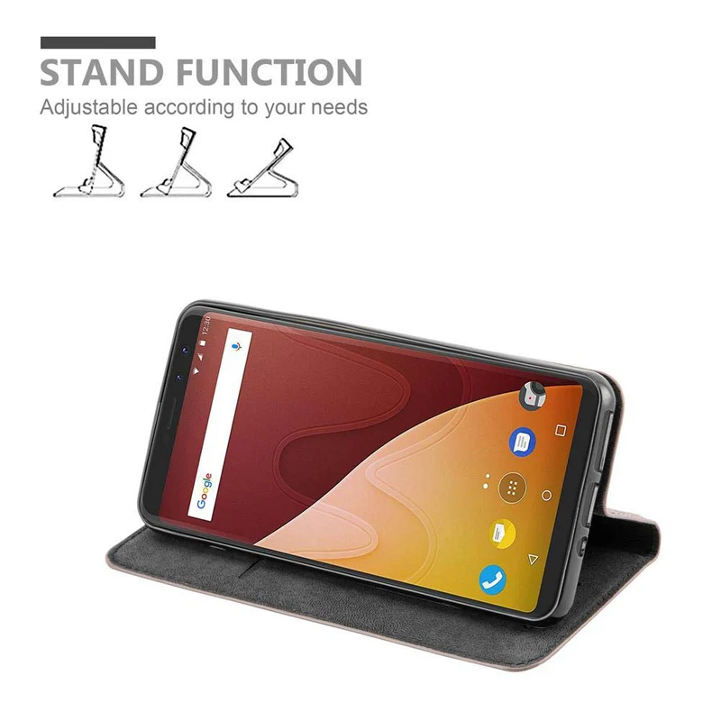 Cadorabo Hülle kompatibel mit WIKO VIEW PRIME Schutzhülle mit Magnetverschluss, Standfunktion und Kartenfach