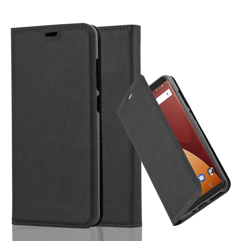 Cadorabo Hülle kompatibel mit WIKO VIEW PRIME Schutzhülle mit Magnetverschluss, Standfunktion und Kartenfach