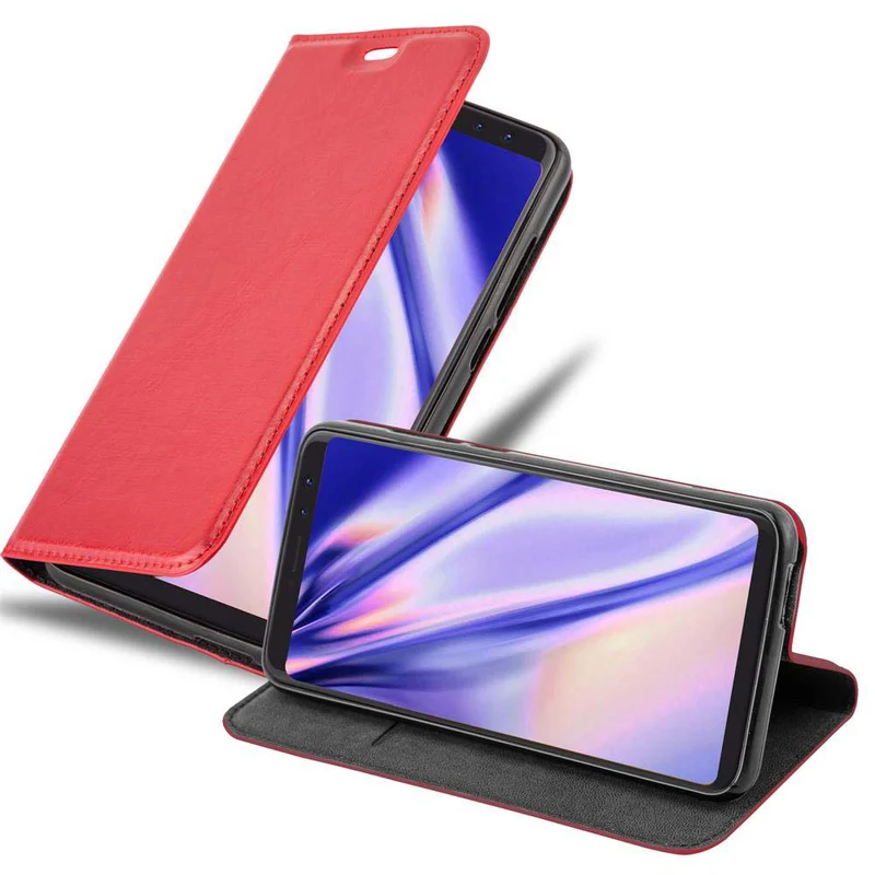 Cadorabo Hülle kompatibel mit WIKO VIEW Schutzhülle mit Magnetverschluss, Standfunktion und Kartenfach