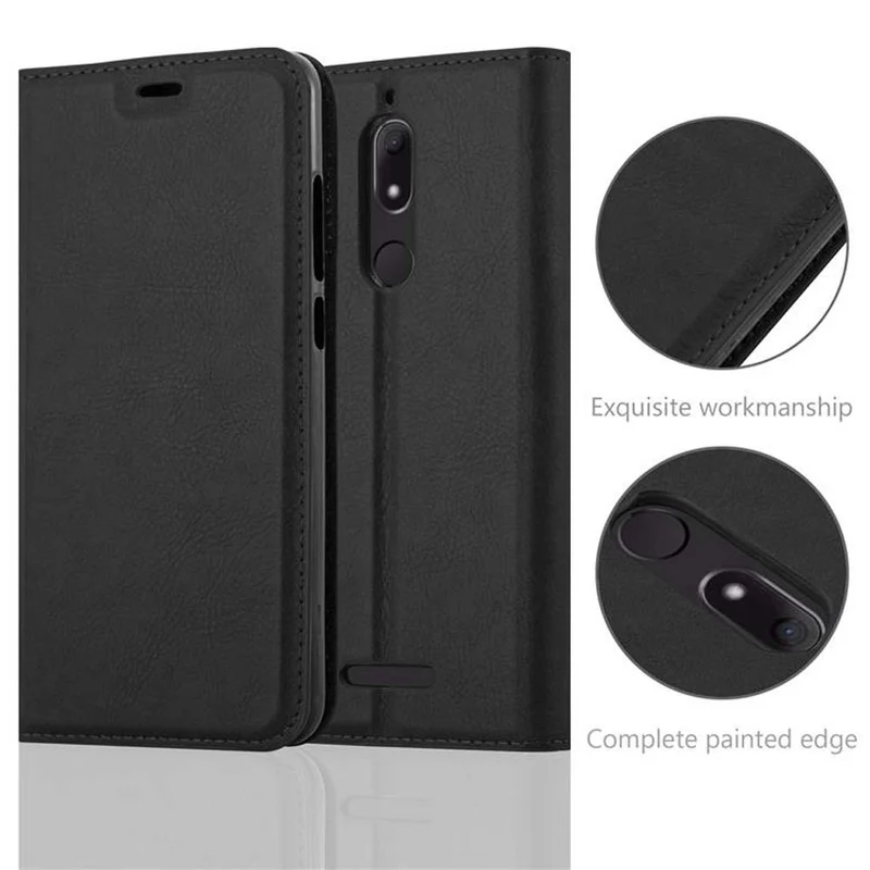 Cadorabo Hülle kompatibel mit WIKO VIEW Schutzhülle mit Magnetverschluss, Standfunktion und Kartenfach
