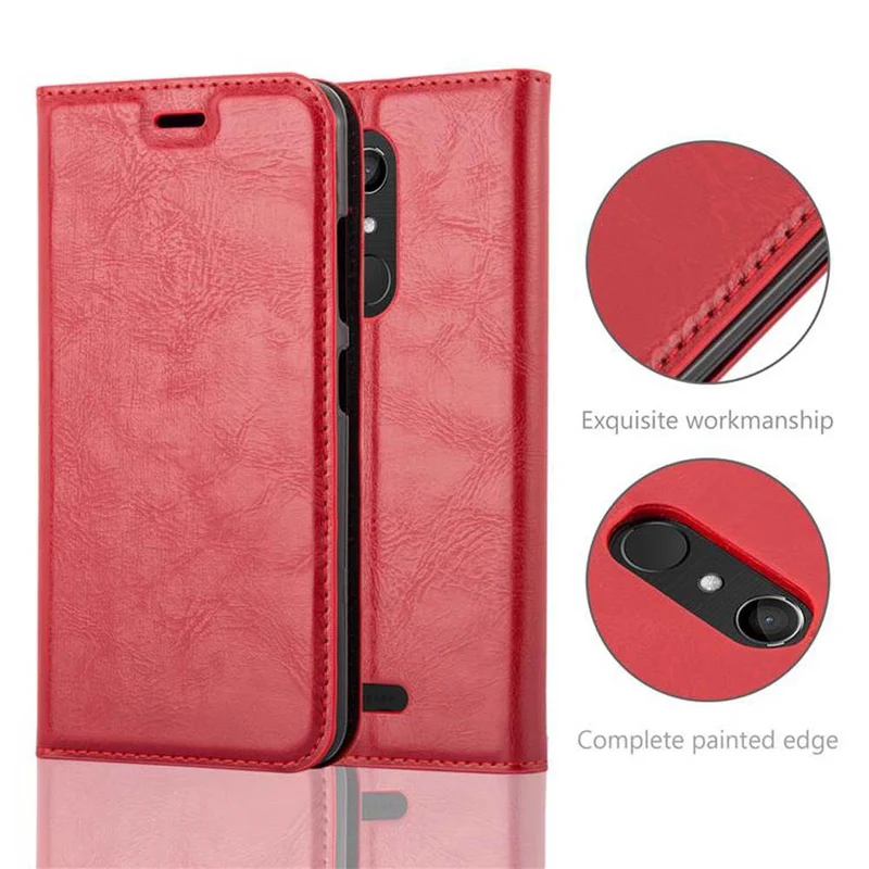 Cadorabo Hülle kompatibel mit WIKO UPULSE LITE Schutzhülle mit Magnetverschluss, Standfunktion und Kartenfach