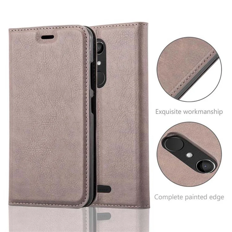 Cadorabo Hülle kompatibel mit WIKO UPULSE LITE Schutzhülle mit Magnetverschluss, Standfunktion und Kartenfach