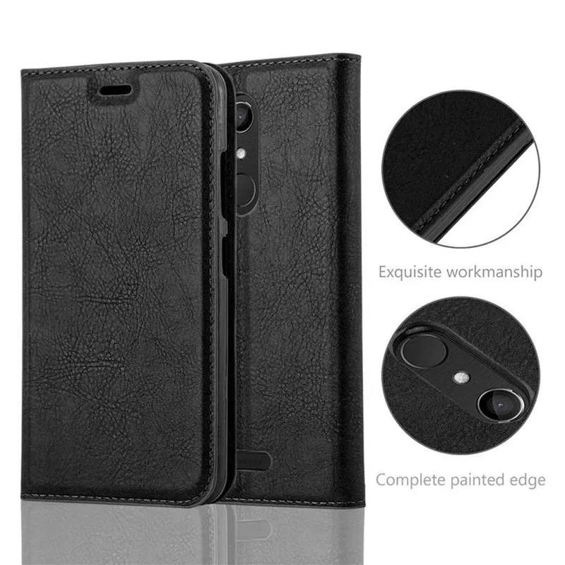 Cadorabo Hülle kompatibel mit WIKO UPULSE LITE Schutzhülle mit Magnetverschluss, Standfunktion und Kartenfach