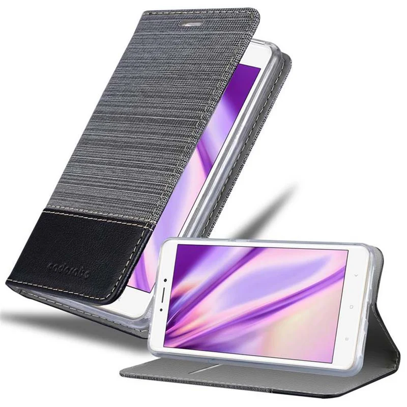 Cadorabo Hülle kompatibel mit Xiaomi Mi MAX 2 Schutzhülle mit Magnetverschluss, Standfunktion und Kartenfach