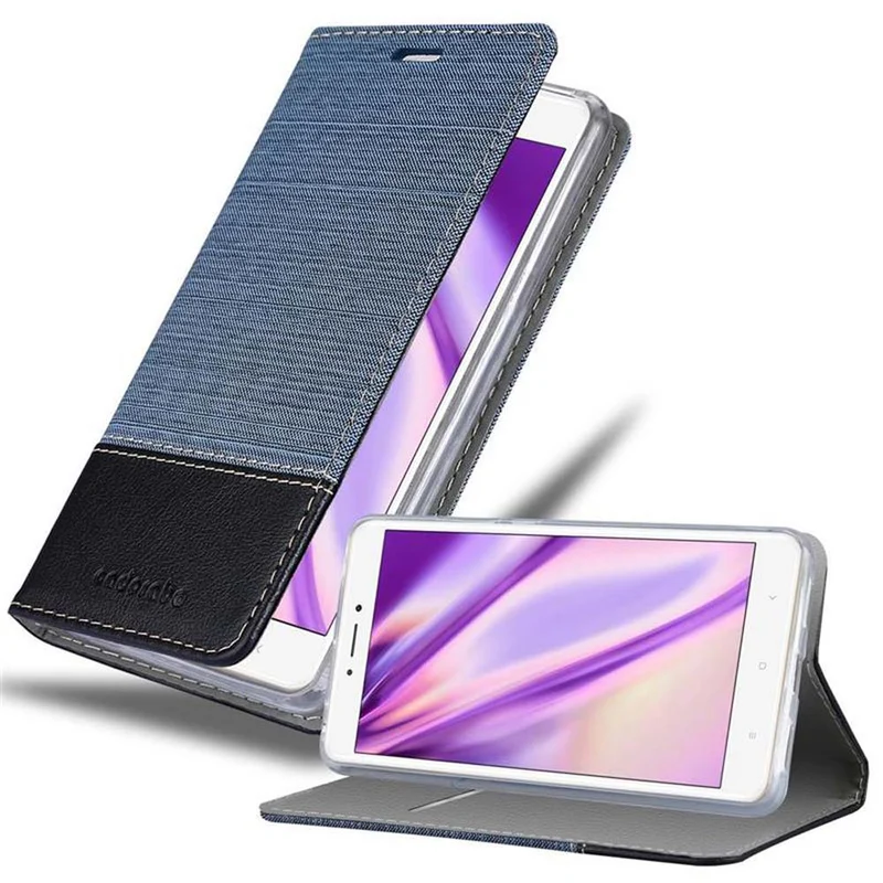 Cadorabo Hülle kompatibel mit Xiaomi Mi MAX 2 Schutzhülle mit Magnetverschluss, Standfunktion und Kartenfach