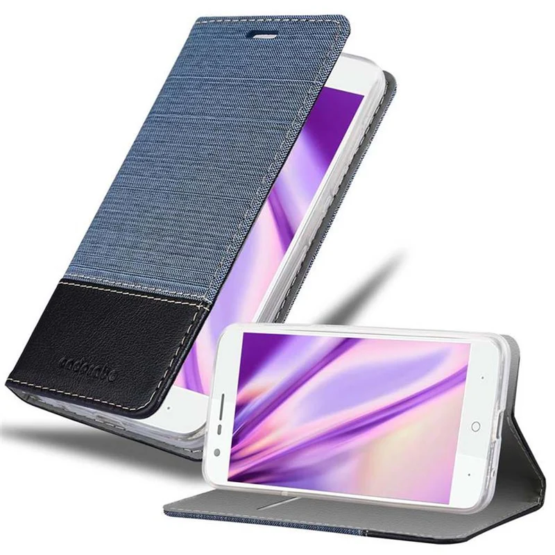 Cadorabo Hülle kompatibel mit ZTE Blade V8 MINI Schutzhülle mit Magnetverschluss, Standfunktion und Kartenfach