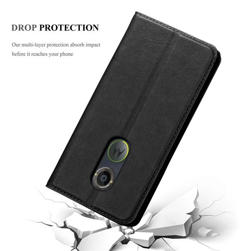 Cadorabo Hülle kompatibel mit Motorola MOTO X2 Schutzhülle mit Magnetverschluss, Standfunktion und Kartenfach