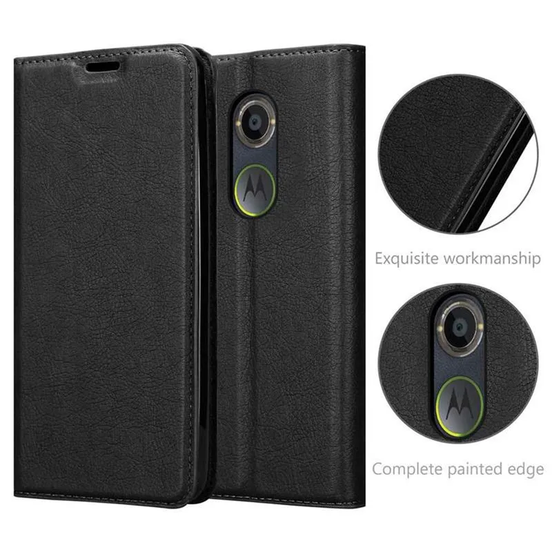 Cadorabo Hülle kompatibel mit Motorola MOTO X2 Schutzhülle mit Magnetverschluss, Standfunktion und Kartenfach