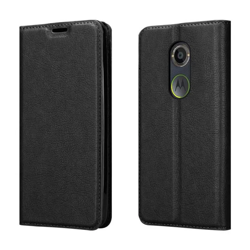 Cadorabo Hülle kompatibel mit Motorola MOTO X2 Schutzhülle mit Magnetverschluss, Standfunktion und Kartenfach