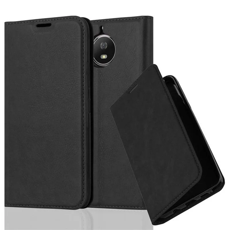Cadorabo Hülle kompatibel mit Motorola MOTO G5S Schutzhülle mit Magnetverschluss, Standfunktion und Kartenfach