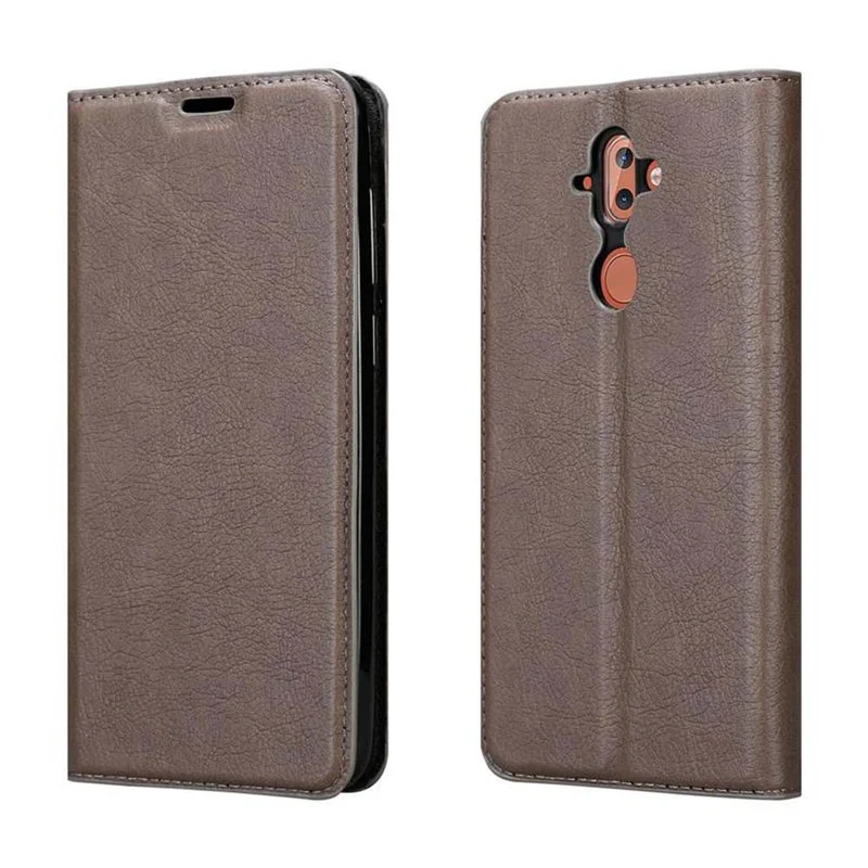 Cadorabo Hülle kompatibel mit Nokia 8 Sirocco Schutzhülle mit Magnetverschluss, Standfunktion und Kartenfach