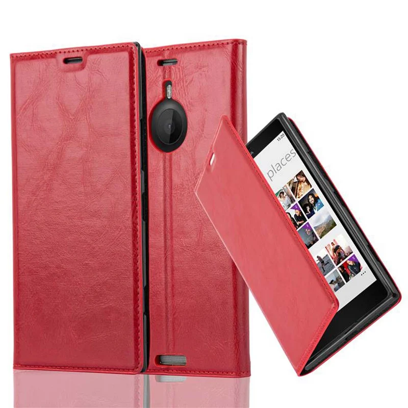 Cadorabo Hülle kompatibel mit Nokia Lumia 1520 Schutzhülle mit Magnetverschluss, Standfunktion und Kartenfach