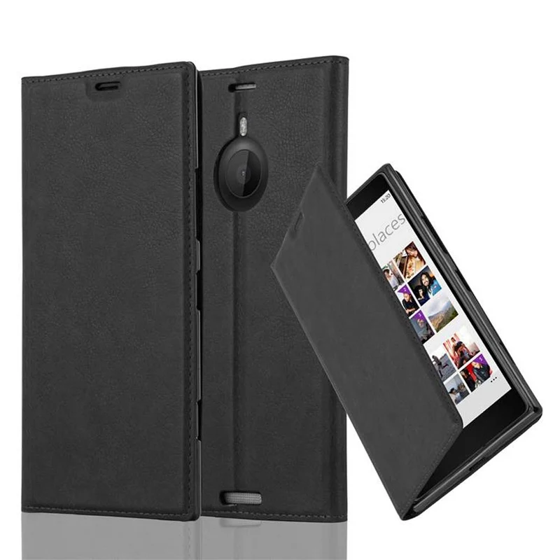 Cadorabo Hülle kompatibel mit Nokia Lumia 1520 Schutzhülle mit Magnetverschluss, Standfunktion und Kartenfach