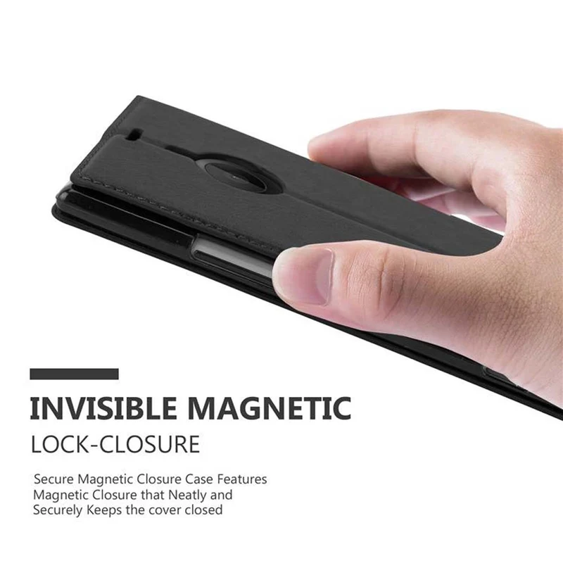Cadorabo Hülle kompatibel mit Nokia Lumia 1520 Schutzhülle mit Magnetverschluss, Standfunktion und Kartenfach
