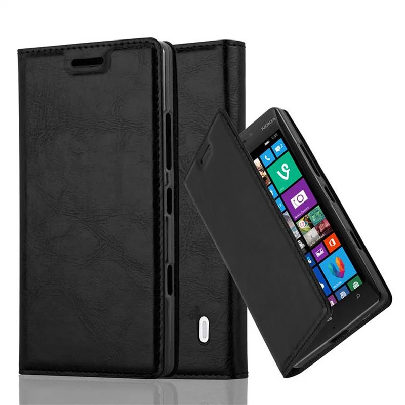Cadorabo Hülle kompatibel mit Nokia Lumia 929 / 930 Schutzhülle mit Magnetverschluss, Standfunktion und Kartenfach