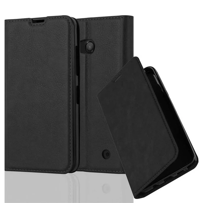 Cadorabo Hülle kompatibel mit Nokia Lumia 550 Schutzhülle mit Magnetverschluss, Standfunktion und Kartenfach