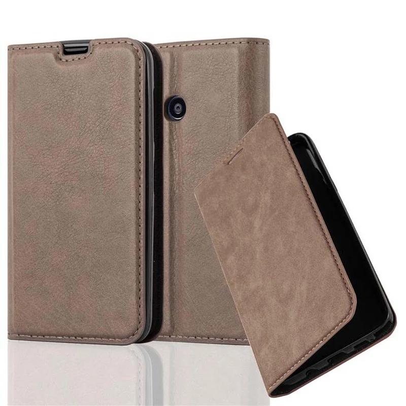 Cadorabo Hülle kompatibel mit Nokia Lumia 530 Schutzhülle mit Magnetverschluss, Standfunktion und Kartenfach