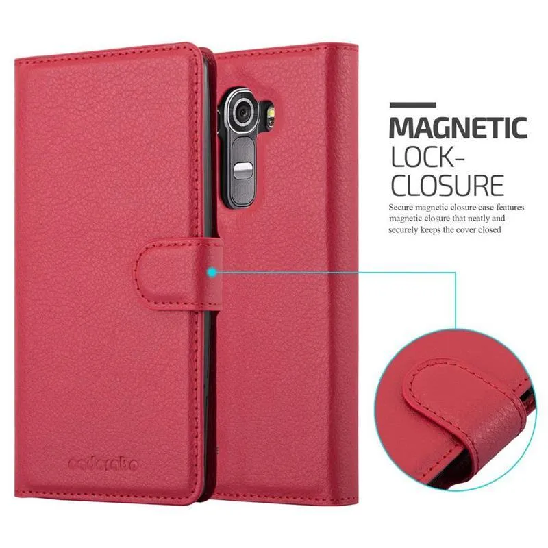 Cadorabo Hülle kompatibel mit Motorola MOTO G4 / G4 PLUS Schutzhülle mit Magnetverschluss, Standfunktion und Kartenfach