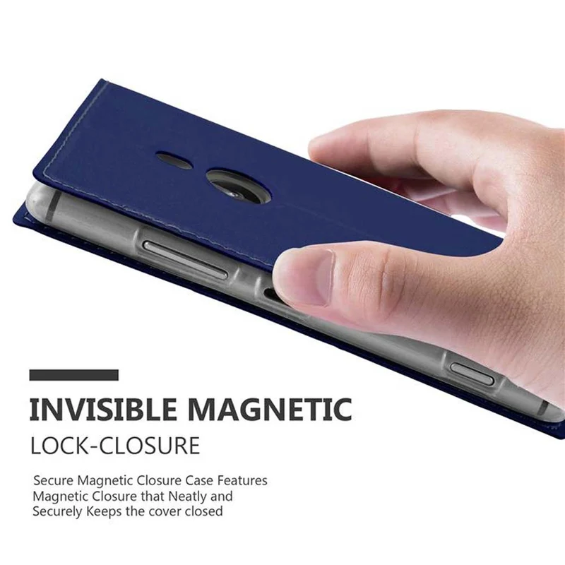 Cadorabo Hülle kompatibel mit Nokia Lumia 925 Schutzhülle mit Magnetverschluss, Standfunktion und Kartenfach