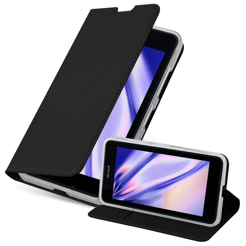 Cadorabo Hülle kompatibel mit Nokia Lumia 640 Schutzhülle mit Magnetverschluss, Standfunktion und Kartenfach