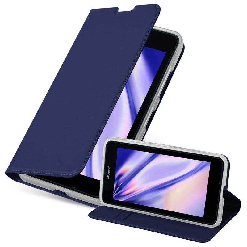 Cadorabo Hülle kompatibel mit Nokia Lumia 640 Schutzhülle mit Magnetverschluss, Standfunktion und Kartenfach