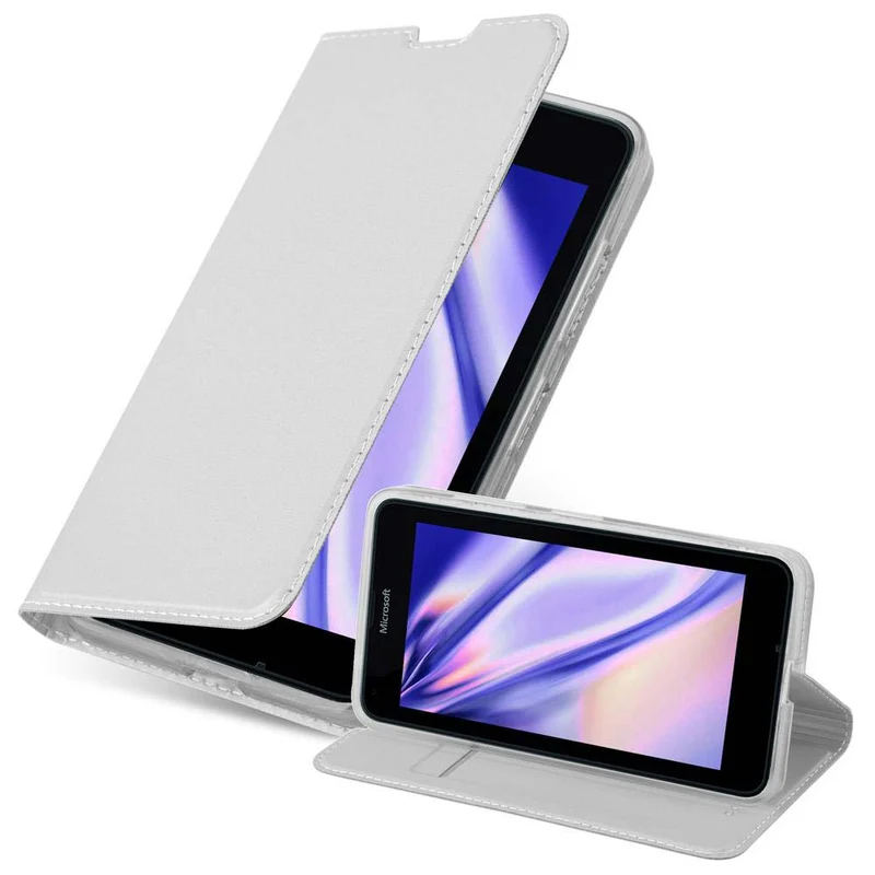 Cadorabo Hülle kompatibel mit Nokia Lumia 640 Schutzhülle mit Magnetverschluss, Standfunktion und Kartenfach