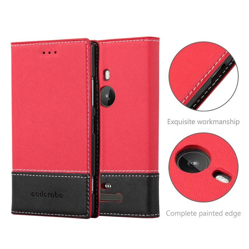 Cadorabo Hülle kompatibel mit Nokia Lumia 925 Schutzhülle mit Magnetverschluss, Standfunktion und Kartenfach