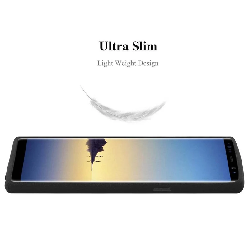 Cadorabo Hülle kompatibel mit Samsung Galaxy NOTE 8 Schutzhülle aus flexiblem TPU Silikon