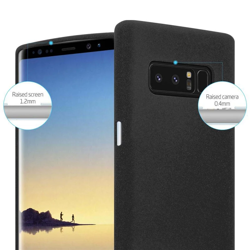 Cadorabo Hülle kompatibel mit Samsung Galaxy NOTE 8 Schutzhülle aus flexiblem TPU Silikon