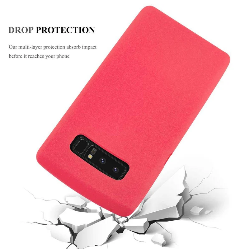 Cadorabo Hülle kompatibel mit Samsung Galaxy NOTE 8 Schutzhülle aus flexiblem TPU Silikon
