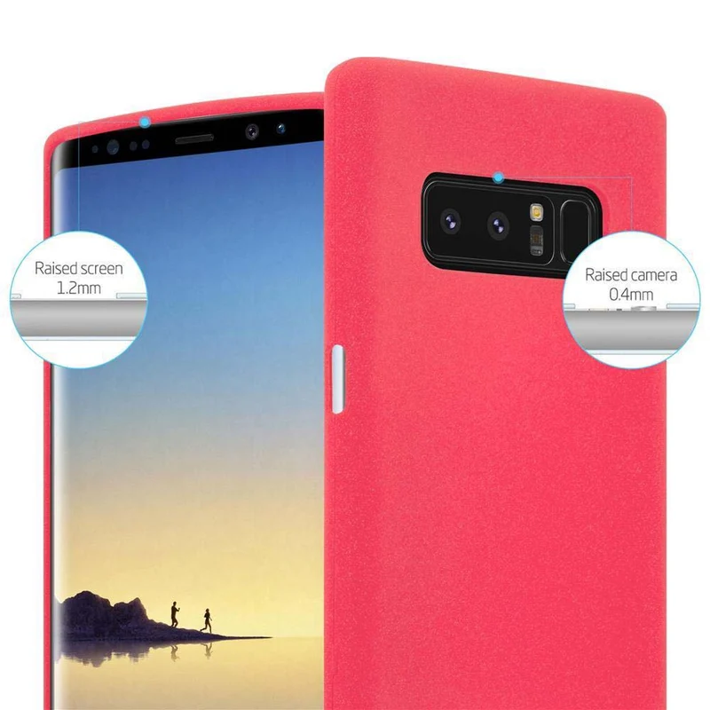 Cadorabo Hülle kompatibel mit Samsung Galaxy NOTE 8 Schutzhülle aus flexiblem TPU Silikon
