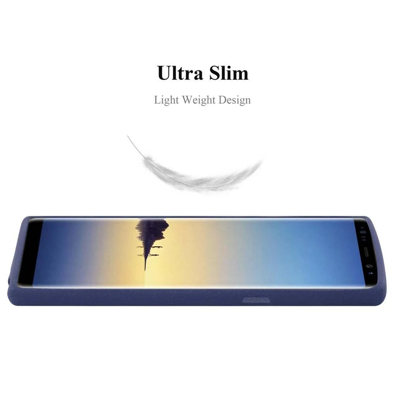 Cadorabo Hülle kompatibel mit Samsung Galaxy NOTE 8 Schutzhülle aus flexiblem TPU Silikon