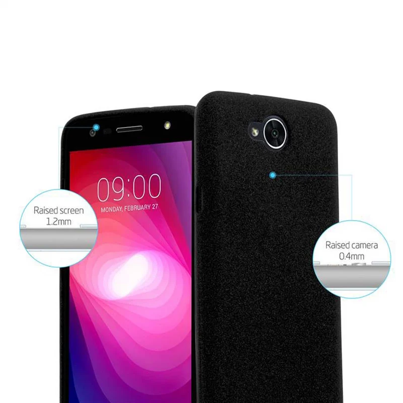 Cadorabo Hülle kompatibel mit LG X POWER 2 Schutzhülle aus flexiblem TPU Silikon
