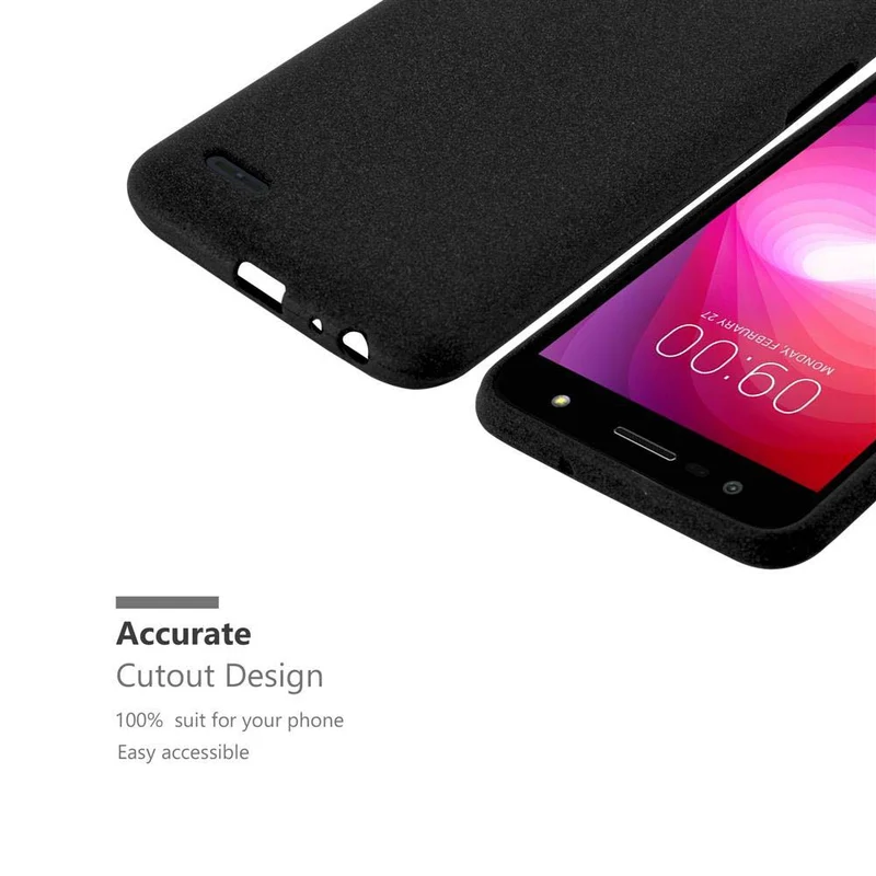 Cadorabo Hülle kompatibel mit LG X POWER 2 Schutzhülle aus flexiblem TPU Silikon