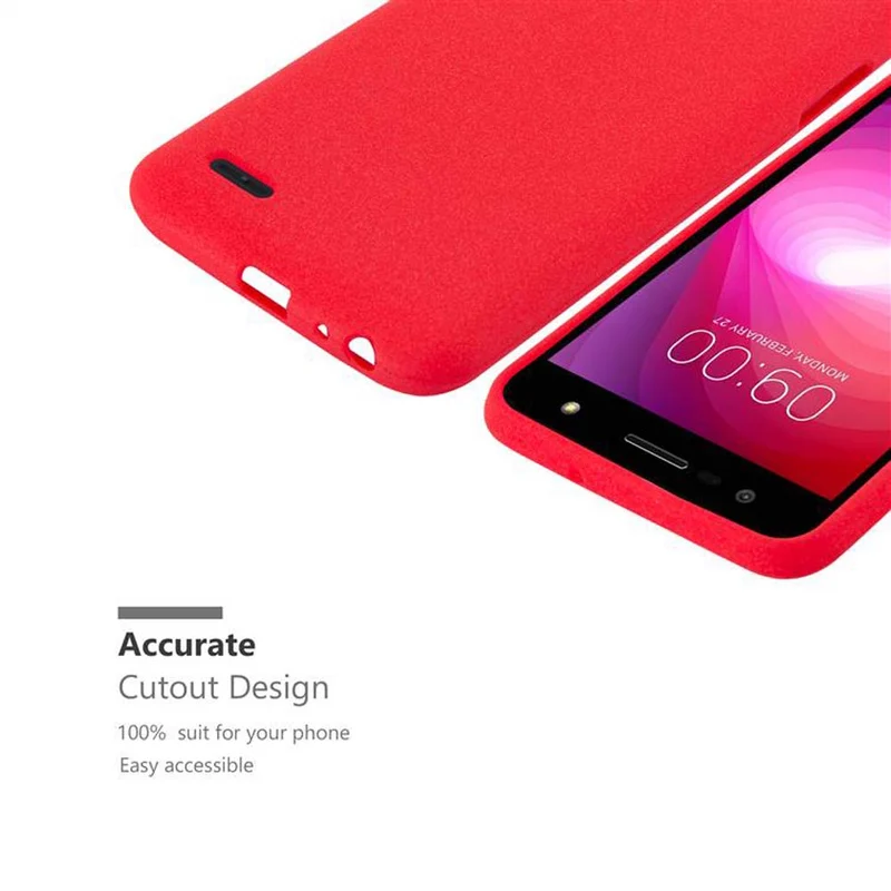 Cadorabo Hülle kompatibel mit LG X POWER 2 Schutzhülle aus flexiblem TPU Silikon
