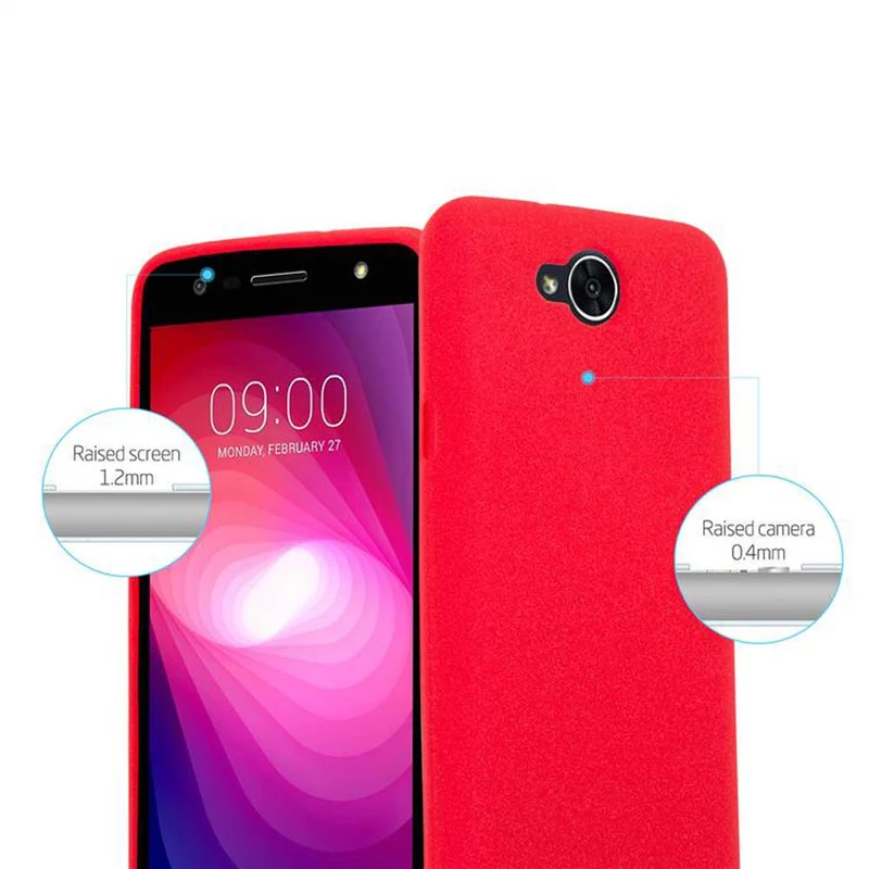 Cadorabo Hülle kompatibel mit LG X POWER 2 Schutzhülle aus flexiblem TPU Silikon
