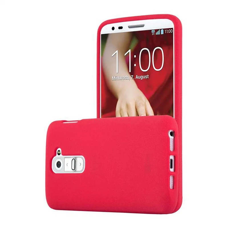 Cadorabo Hülle kompatibel mit LG G2 MINI Schutzhülle aus flexiblem TPU Silikon