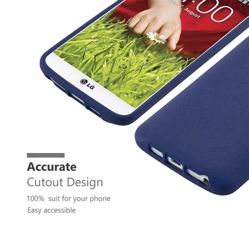 Cadorabo Hülle kompatibel mit LG G2 MINI Schutzhülle aus flexiblem TPU Silikon