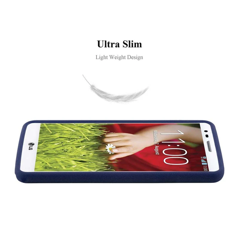 Cadorabo Hülle kompatibel mit LG G2 MINI Schutzhülle aus flexiblem TPU Silikon