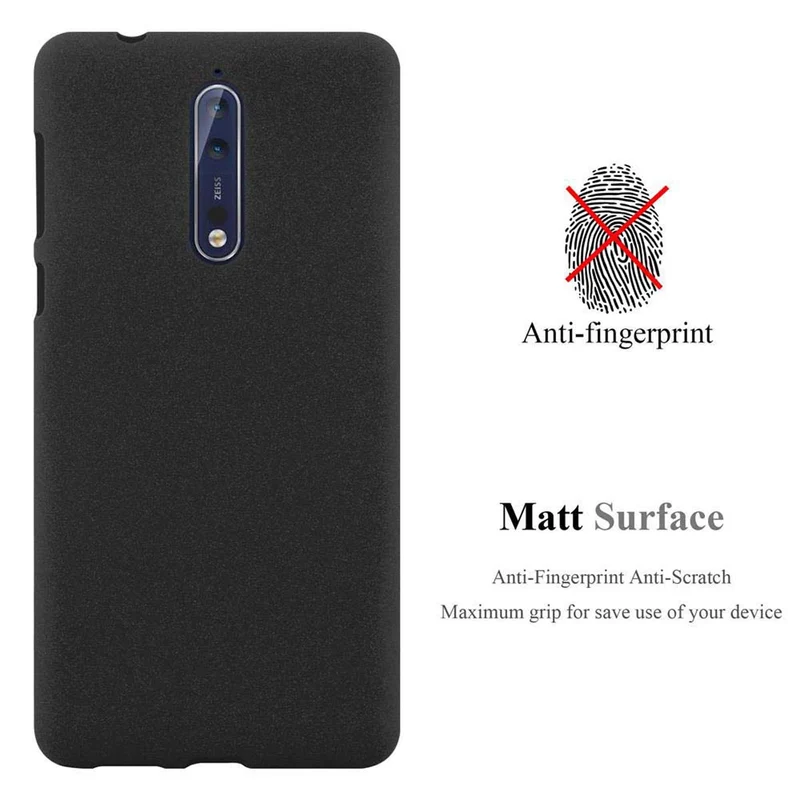 Cadorabo Hülle kompatibel mit Nokia 8 2017 Schutzhülle aus flexiblem TPU Silikon